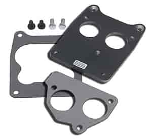 Trans Dapt 2206: TBI Rear Mount to QuadaraJet 4V Adapter Plate 1986-95 Small Block Chevy