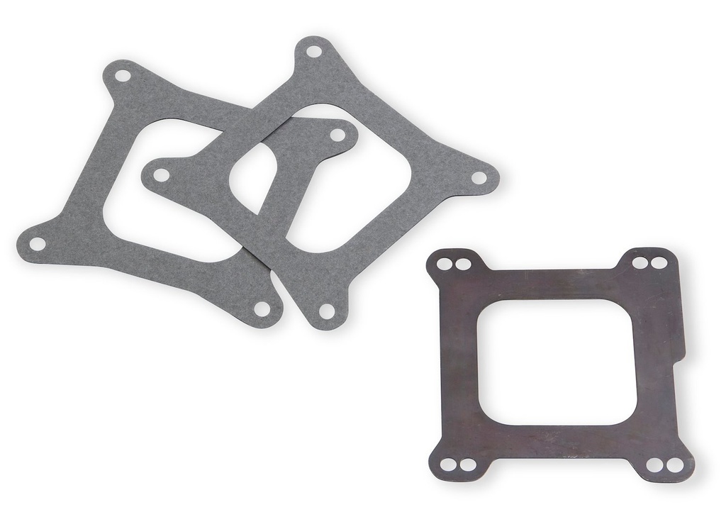 Weiand 9006: Carburetor Adapter Square Bore Carburetor to Spread Bore Manifold