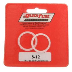 Quick Fuel 8-12QFT: 8-12QFT Nylon Fuel Inlet Gasket [7/8 in.]