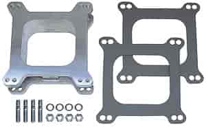 Trans Dapt 2081: 2" Holley/AFB 4-bbl Carburetor Spacer Open Plenum