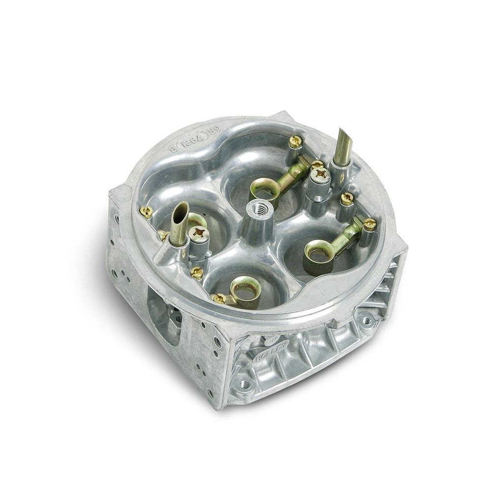 Holley 134-300S: 134-300S HP Main Body Shiny Zinc Finish