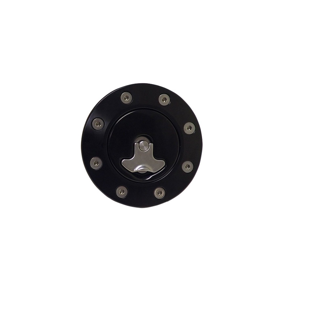 Ridetech 81000036: Precision Coachworks Billet Locking Gas Cap Universal Application - 3-7/8 in. O.D.