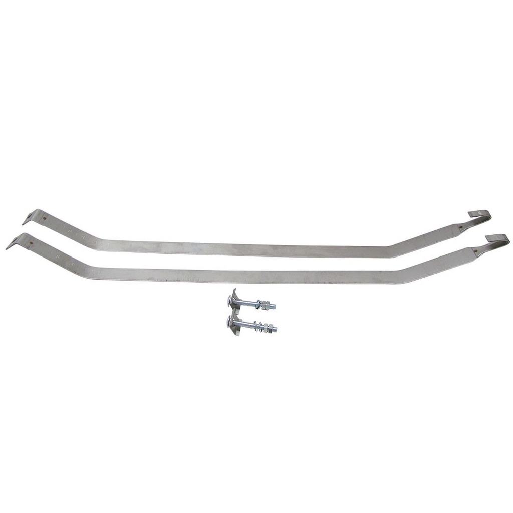 Tanks Inc. 567-STS: 567-STS 1955-57 Chevy Stainless Steel Mounting Straps & Hardware