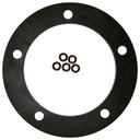 Tanks Inc. SG-V-OR: SG-V-OR 5 Hole Viton Sender Gasket with O-Rings