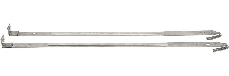 OER FT1100B: Fuel Tank Straps for 1967-1969 Chevy Camaro, Pontiac Firebird [Stainless Steel, Pair]