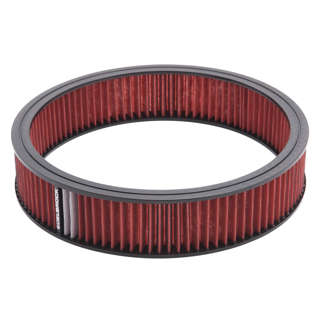 Edelbrock 43666: Pro-Flo Air Filter Round Replacement Red Element 3" Tall