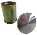 Tanks Inc. EZ2S: EZ2S 2 in. Tall Mini Stainless Steel Filler Neck w/Aluminum Cap