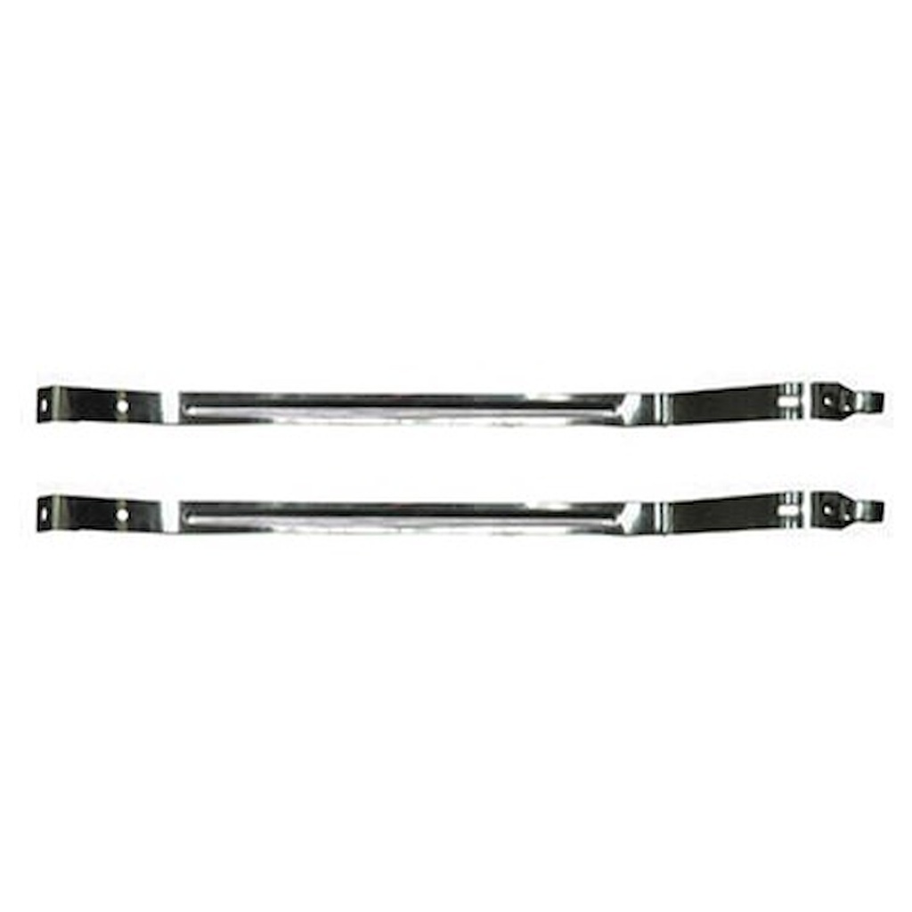 Goodmark 4020749671SP: GMK4020749671SP Stainless Steel Fuel Tank Straps for 1967-1969 Chevrolet Camaro