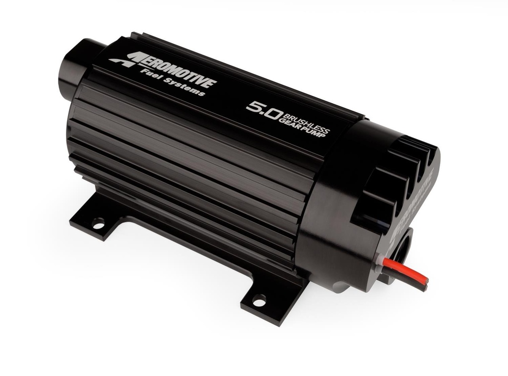 Aeromotive 11186: 11186 Pro-Series Spur Gear External In-Line Fuel Pump Signature Housing, Brushless Motor, 5.0 GPM