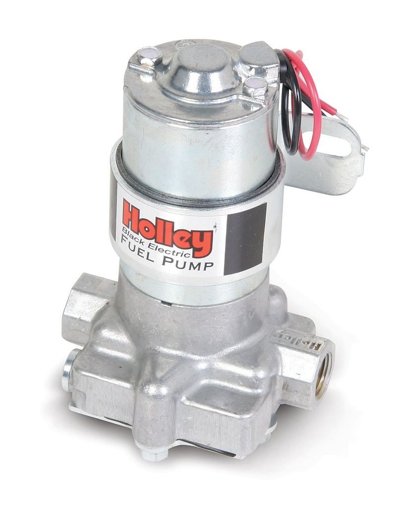 Holley 12-815-1: 12-815-1 Black Electric Fuel Pump for Carbureted Engines [14 psi]