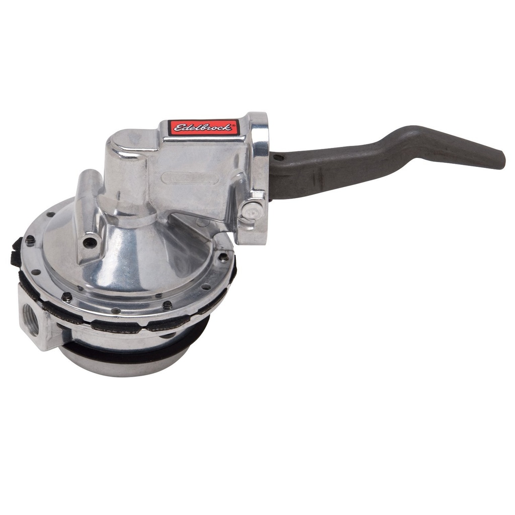 Edelbrock 1724: Performer RPM Mechanical Fuel Pump for Ford FE 352-428, Polished Finish