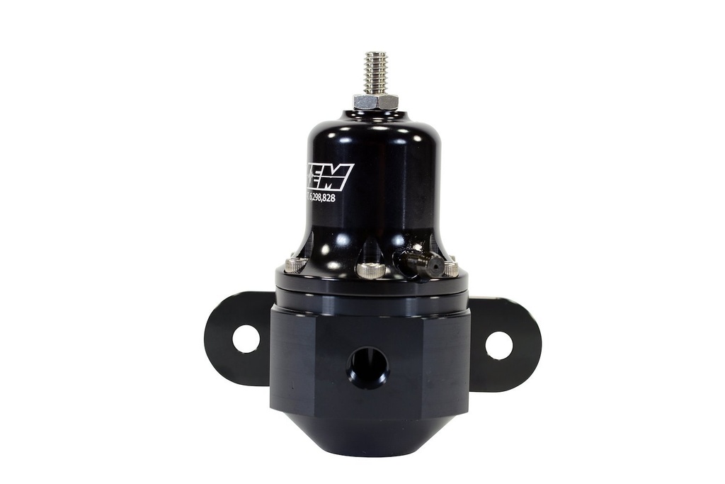 AEM Electronics 25-305BK: 25-305BK Hi-Cap Universal Adjustable Fuel Pressure Regulator
