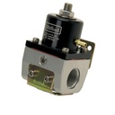 Edelbrock 1729: EFI Adjustable Fuel Pressure Regulator 180 GPH with -10N Inlet/Outlet in Silver and Black Finish