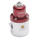 Edelbrock 174131: Carbureted Adjustable Bypass Fuel Pressure Regulator 160 GPH with 3/8" NPT Inlet/Outlet/Bypass in Red Finish