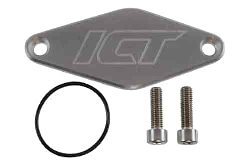 ICT Billet 551152: Fuel Pump Block-Off Plate for 2014-Up GM Gen V LT Engine