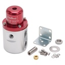 Edelbrock 174121: Carbureted Adjustable Non-Bypass Fuel Pressure Regulator 160 GPH with 3/8" NPT Inlet/Outlet in Red Finish