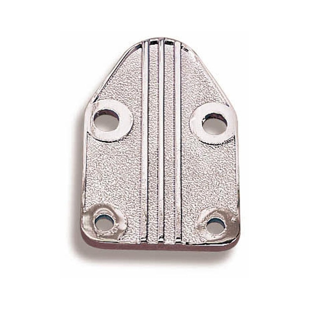 Holley 12-814: 12-814 Fuel Pump Block-Off Plate Small Block Chevy