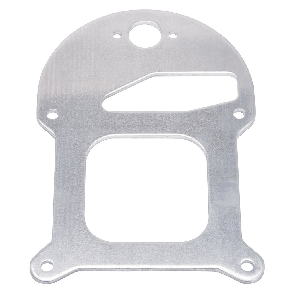 Edelbrock 8189: Single Regulator Mounting Plate Bracket for 4150 Square-bore Flange