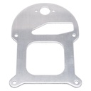 Edelbrock 8189: Single Regulator Mounting Plate Bracket for 4150 Square-bore Flange