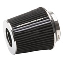 Edelbrock 43640: Universal Black Medium Conical Air Filter with 6.70" Overall Length for 3",3.5", and 4" Air Intake Systems