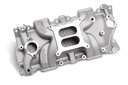 Weiand 8120WND: Street Warrior Aluminum Intake Manifold Small Block Chevy 262-400