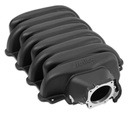 Holley 300-900BK: 300-900BK Low-Profile Intake Manifold for Ford 7.3L Godzilla Engine [Black-Powdercoat]