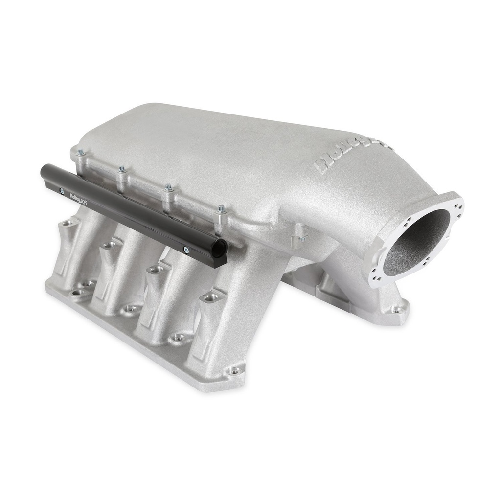 Holley 300-658: 300-658 Hi-Ram EFI Intake Manifold for use with an 80 or 92 mm Mopar Style Throttle Body for Mopar Gen III Hemi [Satin Finish]