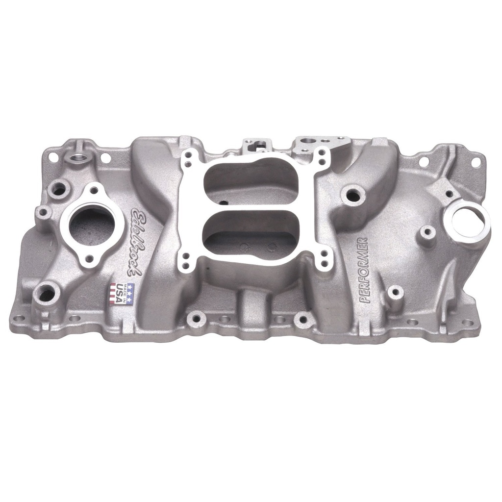 Edelbrock 3701: Performer EGR Intake Manifold for Small Block Chevy