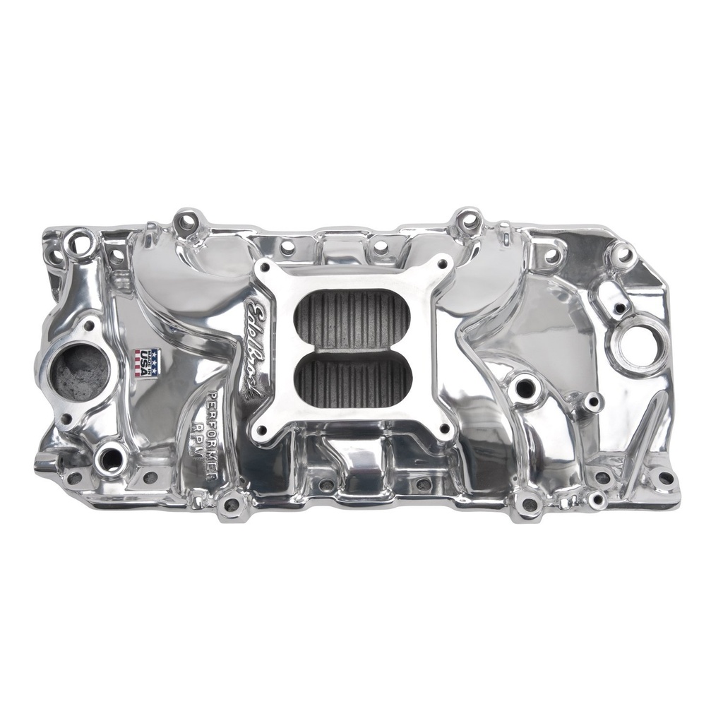 Edelbrock 75611: RPM Air-Gap 2-O Intake Manifold BB-Chevy 396-502 with oval port cylinder heads