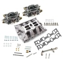 Edelbrock 2036: RPM Dual-Quad Manifold and Carburetor Kit for Ford FE 390-428