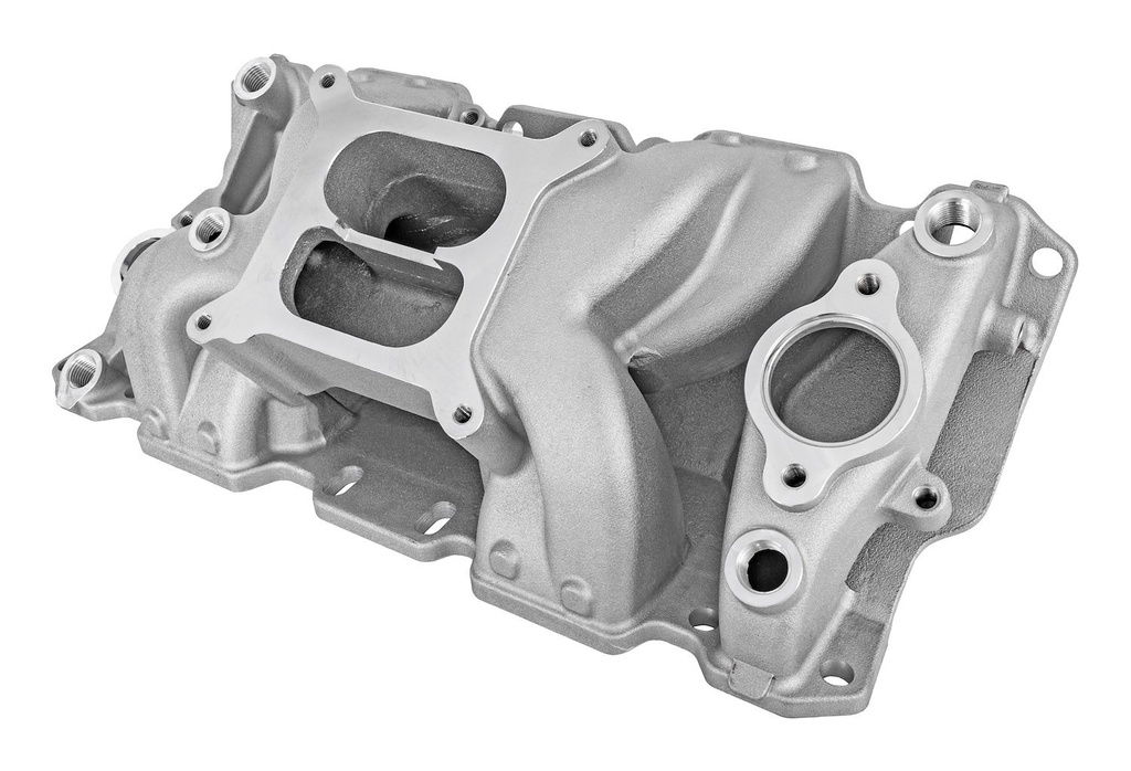 Professional Products 52026: 52026 Crosswind Intake Manifold for 1957-1995 Small Block Chevy, 1500-6500 RPM Range [Satin]