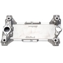 Edelbrock 2992: Victor Glidden 15°-18° Intake Manifold Base Only for Small Block Chevy