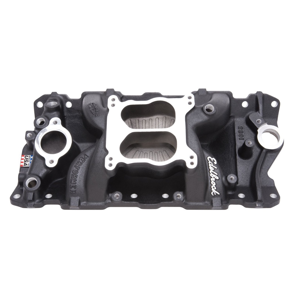 Edelbrock 26013: Performer Air-Gap Small Block Chevy Intake Manifold Black