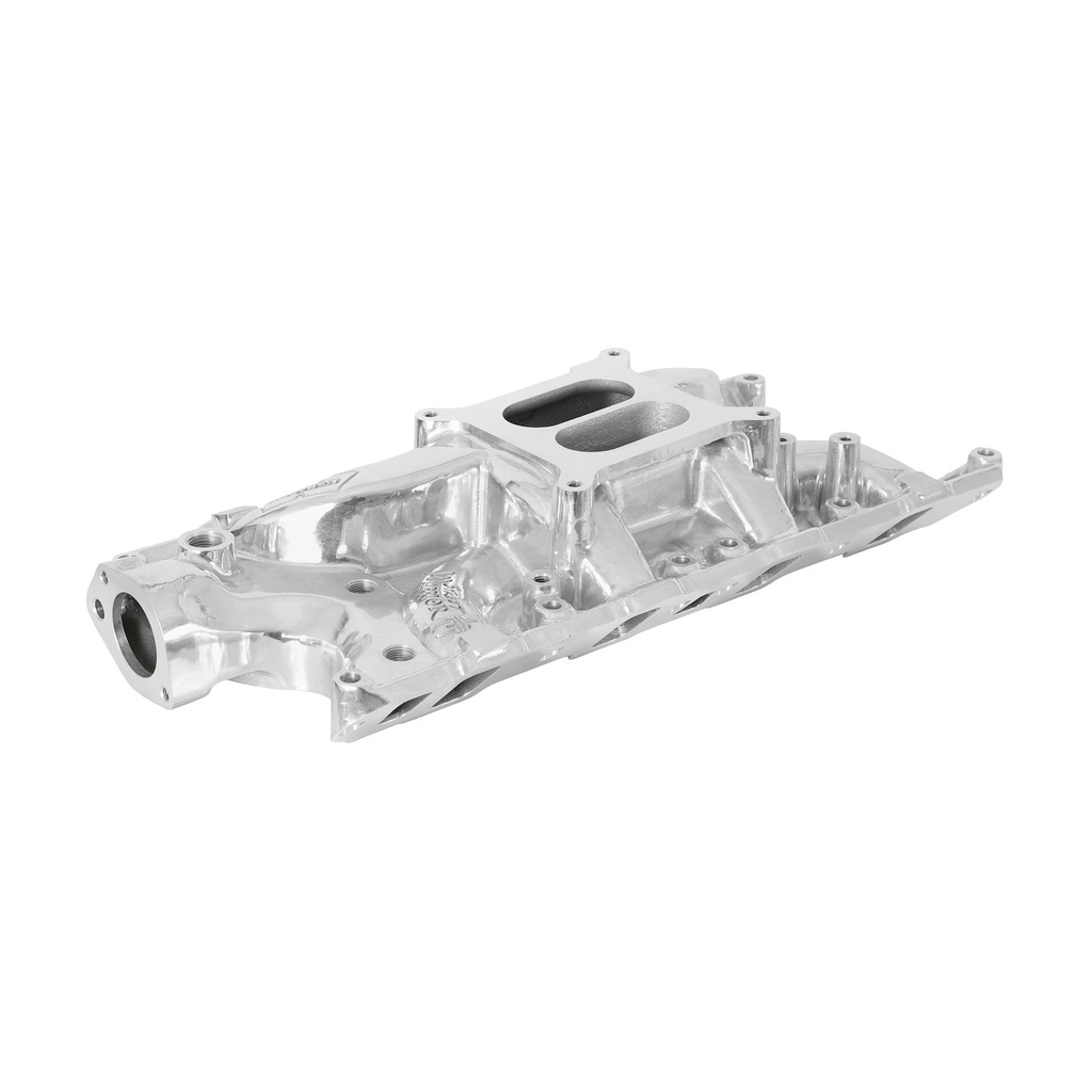 Weiand 8124P: Street Warrior Aluminum Intake Manifold Small Block Ford 221-302