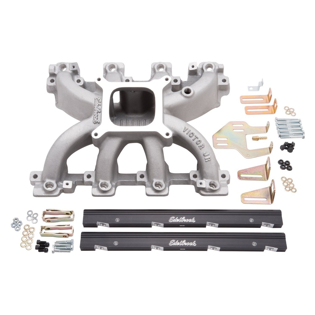 Edelbrock 29086: Victor Jr. LS1 Competition EFI Intake Manifold & Fuel Rail Kit
