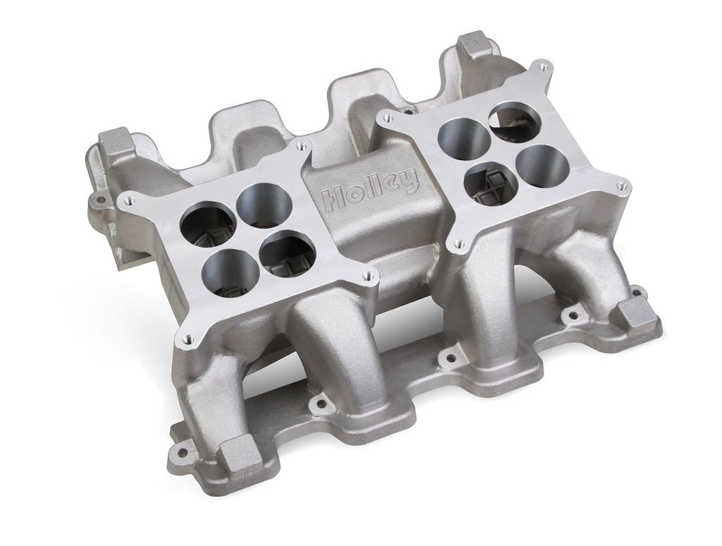 Holley 300-120: 300-120 LS Dual Carburetor Intake Manifold