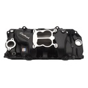 Edelbrock 21613: 2163 Performer 2-O Intake Manifold for 1965-1990 Big Block Chevy Engines w/Oval Port Heads [Black Powder-Coat]