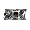 Edelbrock 2975-CP: 2975-CP Victor Jr. Intake Manifold for Small Block Chevy [Chrome Plasma Finish]