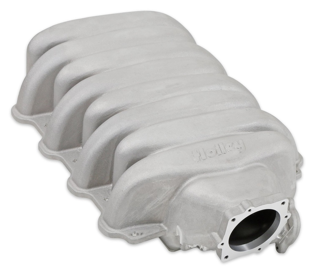 Holley 300-900: 300-900 Low-Profile Intake Manifold - Godzilla - Natural Finish