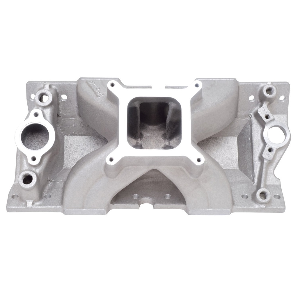 Edelbrock 2814: Super Victor Vortec Bowtie Intake Manifold Small Block for Small Block Chevy