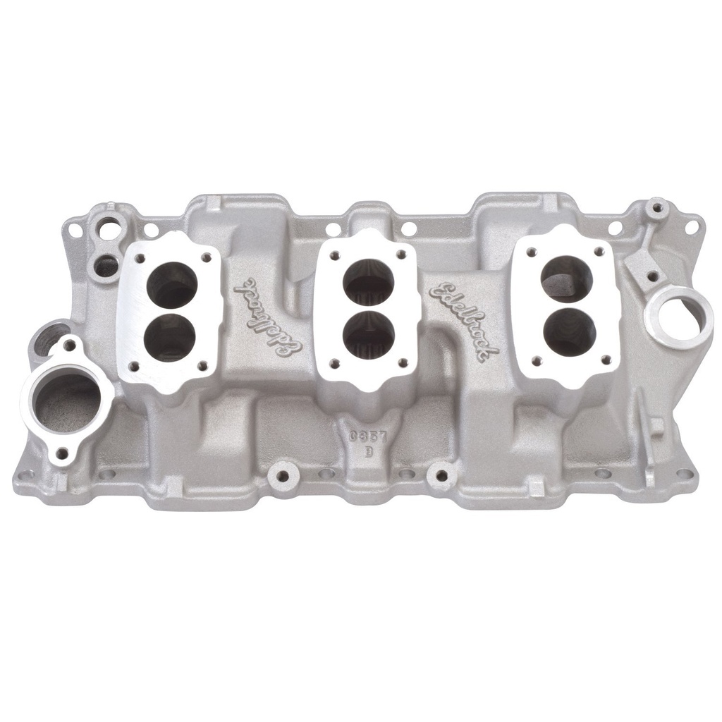 Edelbrock 5419: C-357-B Triple Deuce Intake Manifold SB-Chevy 1955-86