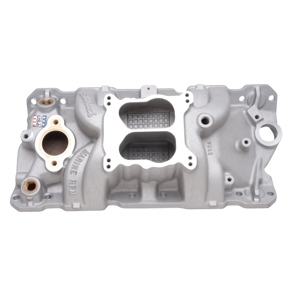 Edelbrock 2504: Performer RPM Marine Intake Manifold 1955-86 Small Block Chevy 262-400