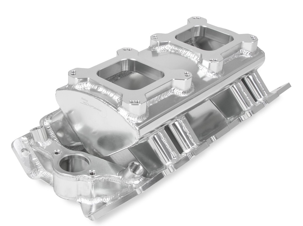 Holley 835061: 835061 Sniper Carbureted Fabricated Intake Manifold