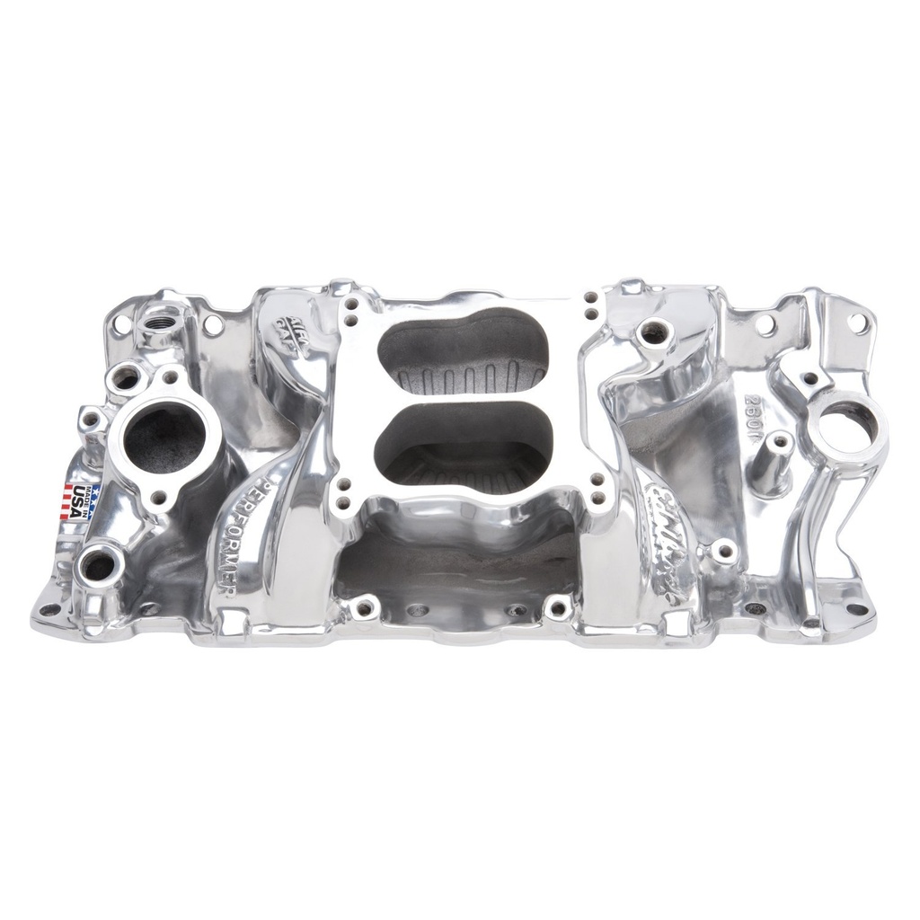 Edelbrock 26011: Performer Air-Gap Small Block Chevy Intake Manifold Polished
