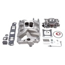Edelbrock 2056: Single-Quad Performer RPM Manifold and Carburetor Kit for Pontiac 1965-1979 389-455