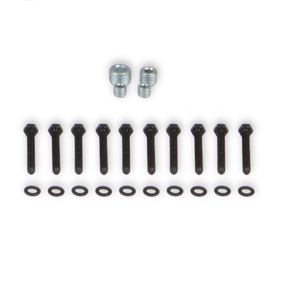 Holley 508-42: 508-42 Hardware Kit For 300-294Bk And 300-295Bk Split Intake-Black