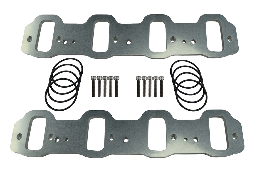 ICT Billet 551315: Intake Manifold Weld Flanges for GM LS Rectangle Port Heads