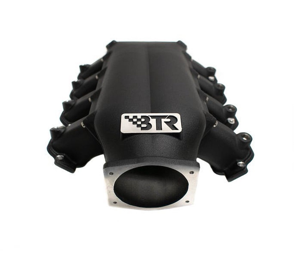 Brian Tooley Racing BTR TRA-LT4-BLK: TRA-LT4-BLK Trinity Series Intake Manifold, GM Gen V LT4, w/Injector Holes [Black Finish]