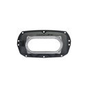 Holley 300-924BK: 300-924BK Throttle Body Adapter for Ultra Lo-Ram Modular Bases for Ford Coyote Engines w/150mm x 66mm Oval Throttle Body (Black)