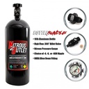 Nitrous Outlet 00-30140-4: 00-30140-4 10lb Bottle Bundle, .508 ID Billet Valve/4AN Nipple/NHRA Blow Off/Pressure Gauge